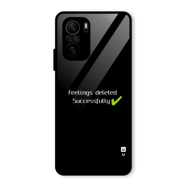 Feelings Deleted Glass Back Case for Mi 11x