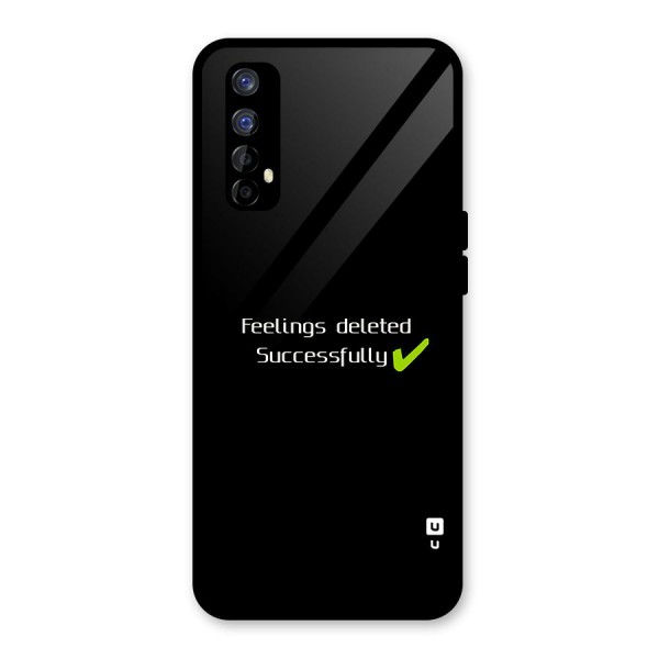 Feelings Deleted Glass Back Case for Realme 7