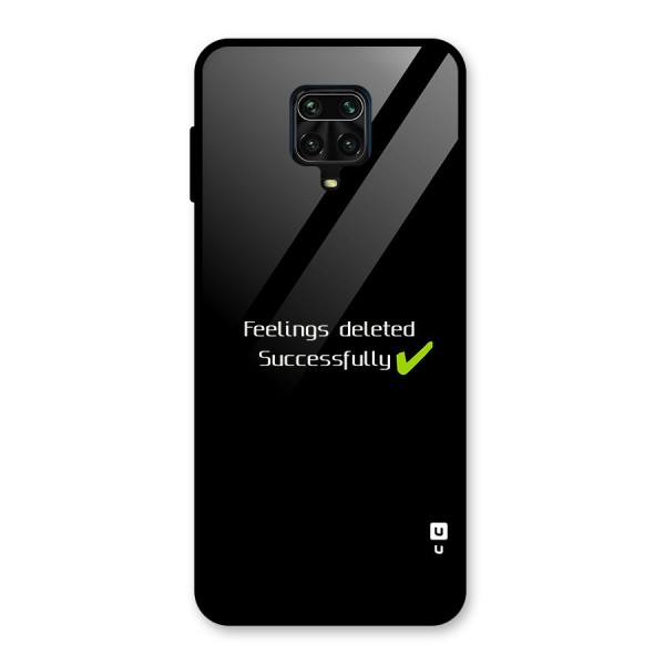 Feelings Deleted Glass Back Case for Redmi Note 10 Lite