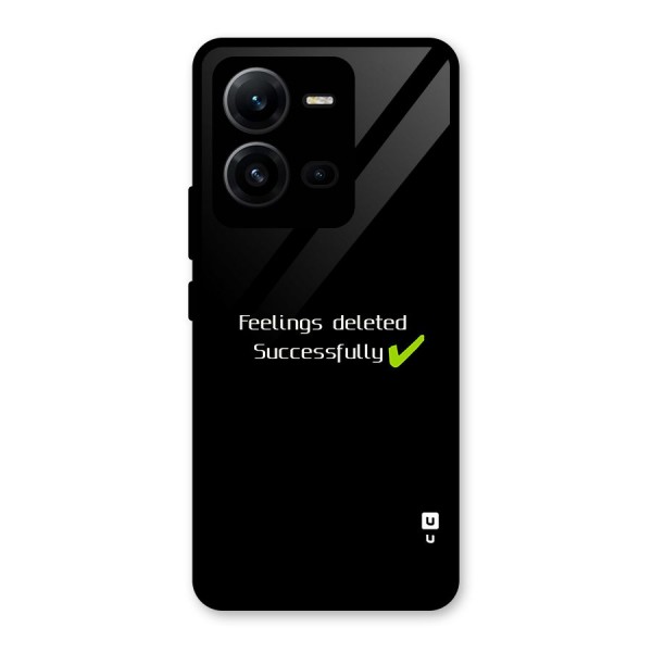 Feelings Deleted Glass Back Case for Vivo V25