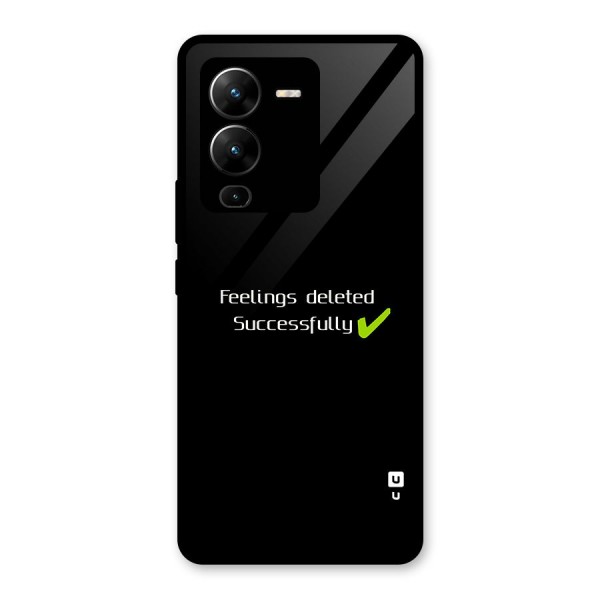 Feelings Deleted Glass Back Case for Vivo V25 Pro