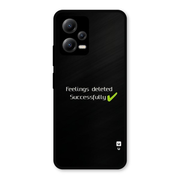 Feelings Deleted Metal Back Case for Poco X5