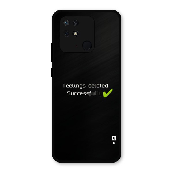 Feelings Deleted Metal Back Case for Redmi 10