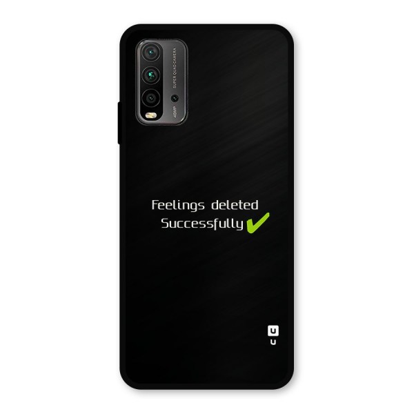 Feelings Deleted Metal Back Case for Redmi 9 Power