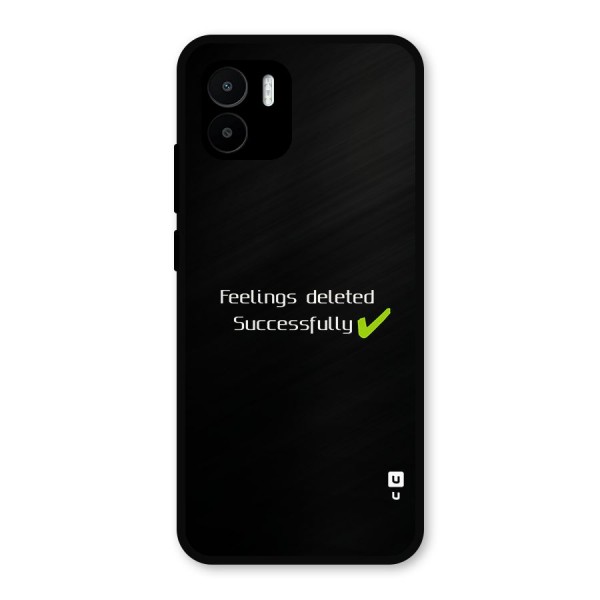 Feelings Deleted Metal Back Case for Redmi A2