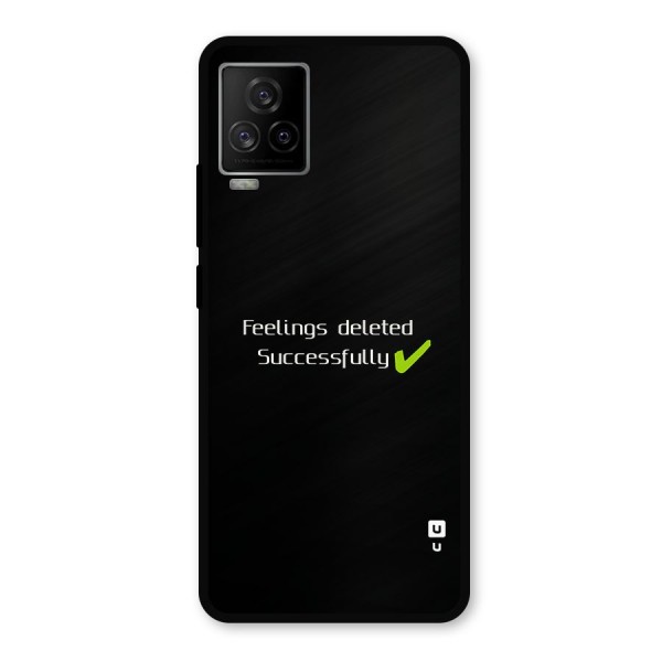 Feelings Deleted Metal Back Case for iQOO 7 Legend 5G