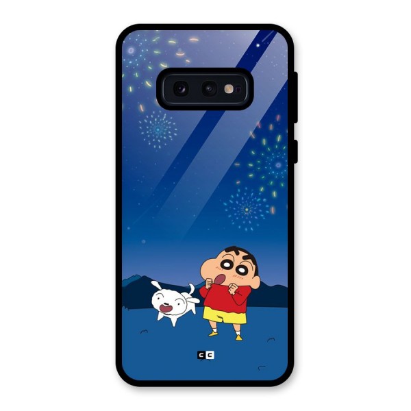 Festival Time Glass Back Case for Galaxy S10e