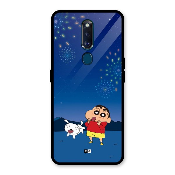 Festival Time Glass Back Case for Oppo F11 Pro