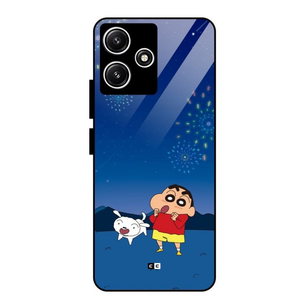 Festival Time Glass Back Case for Poco M6 Pro