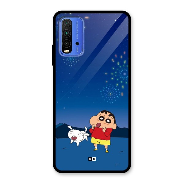 Festival Time Glass Back Case for Redmi 9 Power