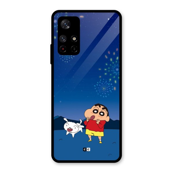 Festival Time Glass Back Case for Redmi Note 11T 5G