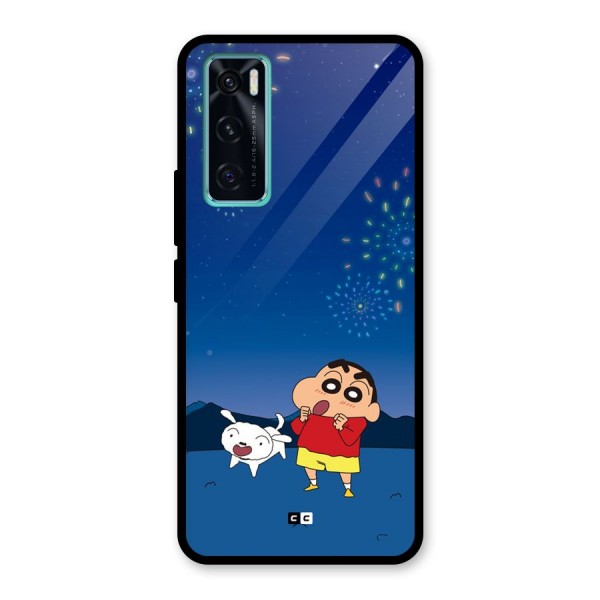 Festival Time Glass Back Case for Vivo V20 SE