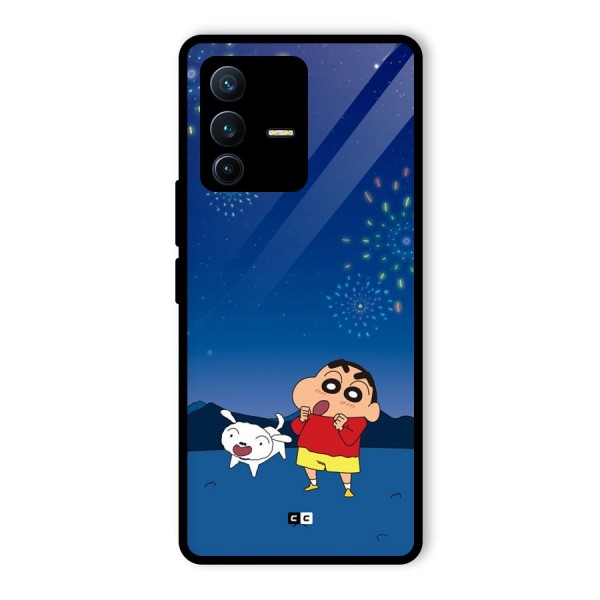 Festival Time Glass Back Case for Vivo V23 Pro