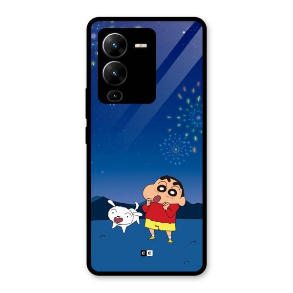 Festival Time Glass Back Case for Vivo V25 Pro