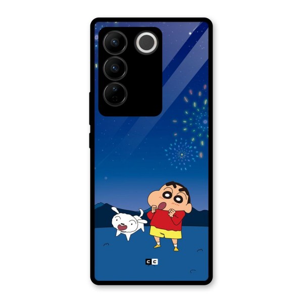 Festival Time Glass Back Case for Vivo V27 Pro