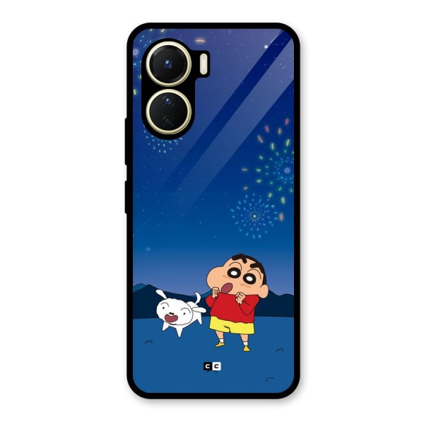 Festival Time Glass Back Case for Vivo Y16