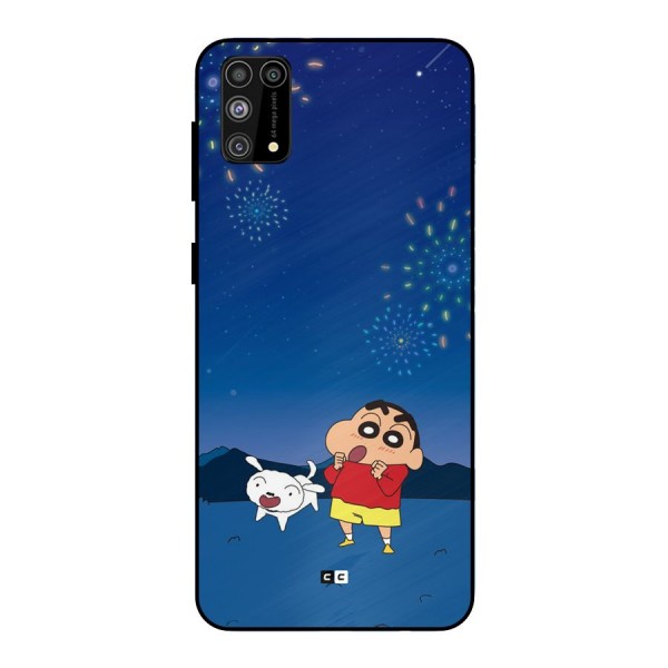 Festival Time Metal Back Case for Galaxy M31