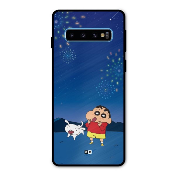 Festival Time Metal Back Case for Galaxy S10