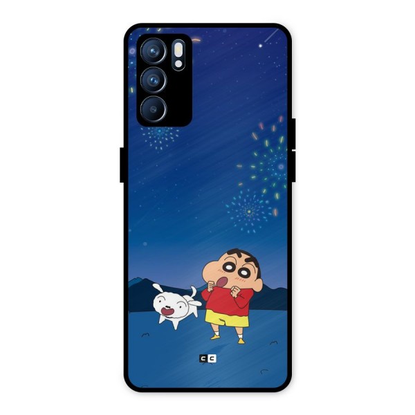 Festival Time Metal Back Case for Oppo Reno6 5G