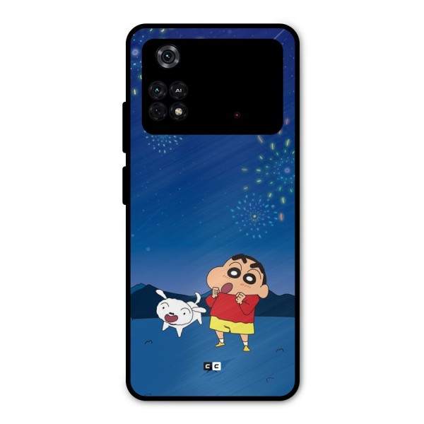 Festival Time Metal Back Case for Poco M4 Pro 4G