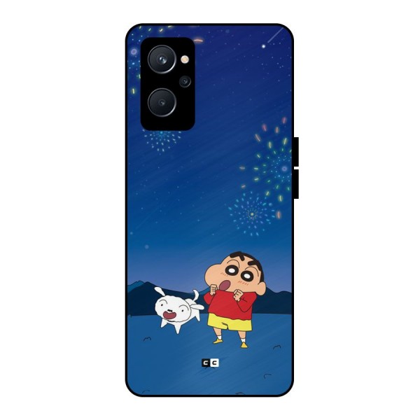 Festival Time Metal Back Case for Realme 9i 5G