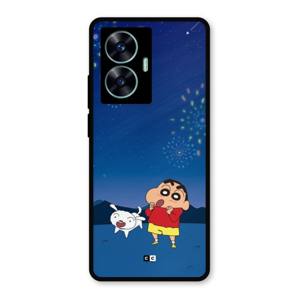 Festival Time Metal Back Case for Realme C55