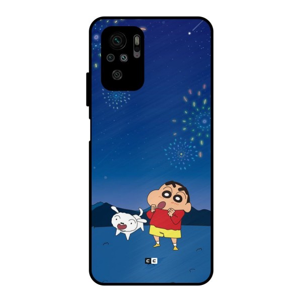 Festival Time Metal Back Case for Redmi Note 10