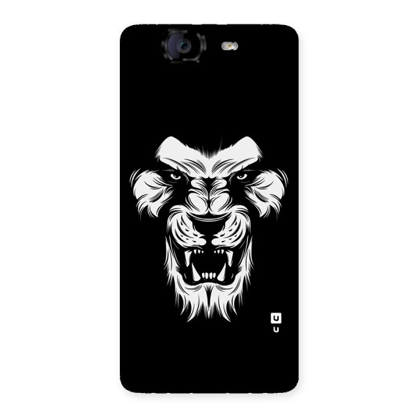 Fierce Lion Digital Art Back Case for Canvas Knight A350