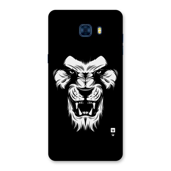 Fierce Lion Digital Art Back Case for Galaxy C7 Pro