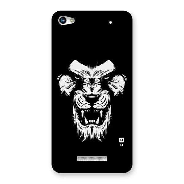 Fierce Lion Digital Art Back Case for Micromax Hue 2