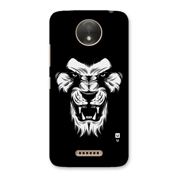 Fierce Lion Digital Art Back Case for Moto C Plus