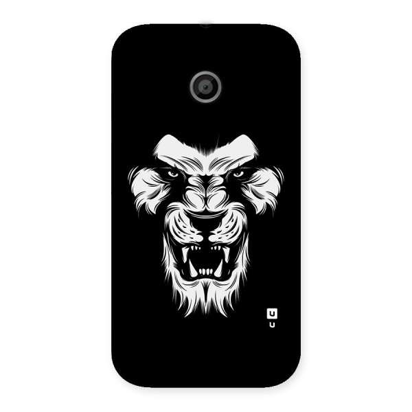 Fierce Lion Digital Art Back Case for Moto E