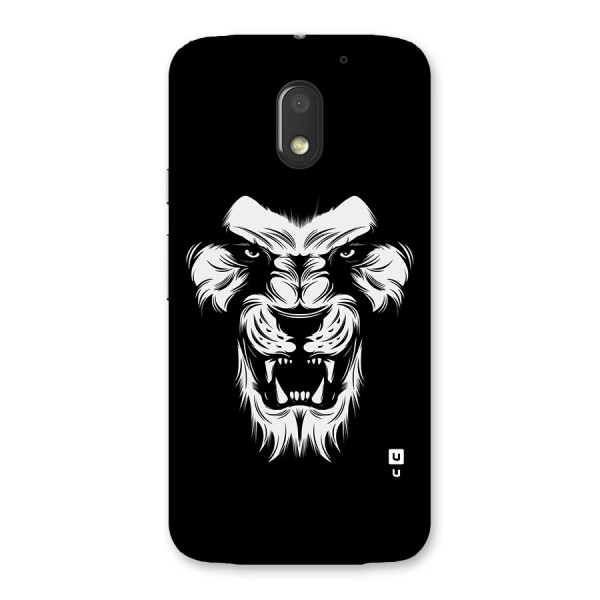 Fierce Lion Digital Art Back Case for Moto E3 Power