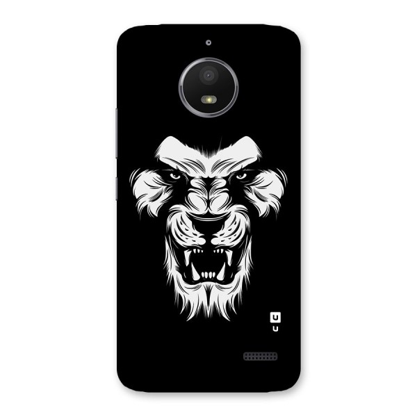 Fierce Lion Digital Art Back Case for Moto E4