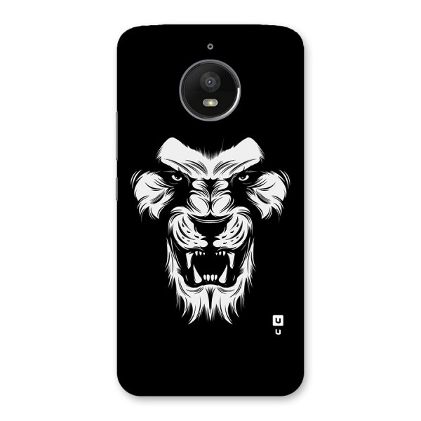 Fierce Lion Digital Art Back Case for Moto E4 Plus