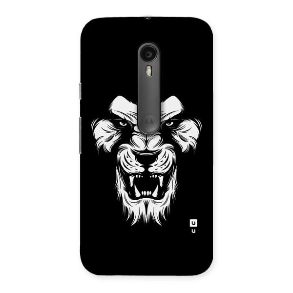 Fierce Lion Digital Art Back Case for Moto G3