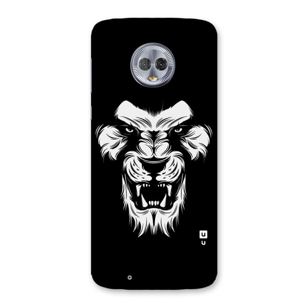 Fierce Lion Digital Art Back Case for Moto G6