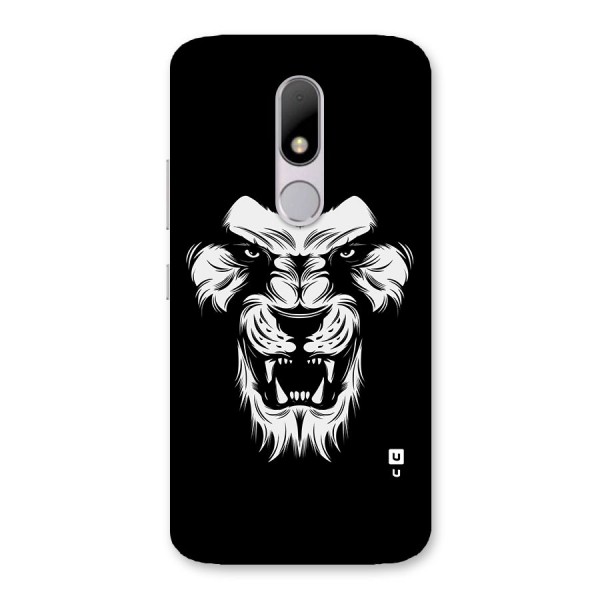 Fierce Lion Digital Art Back Case for Moto M