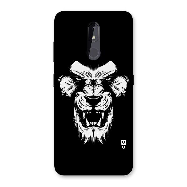 Fierce Lion Digital Art Back Case for Nokia 3.2