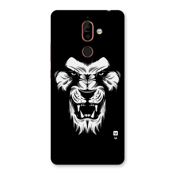 Fierce Lion Digital Art Back Case for Nokia 7 Plus