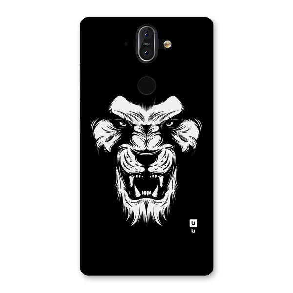 Fierce Lion Digital Art Back Case for Nokia 8 Sirocco