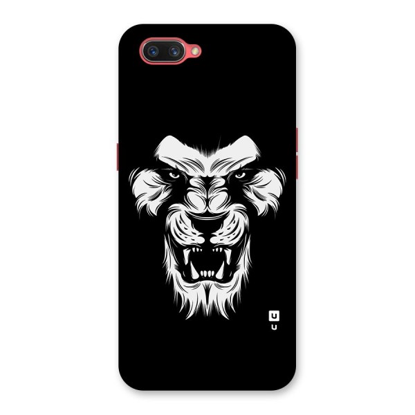 Fierce Lion Digital Art Back Case for Oppo A3s