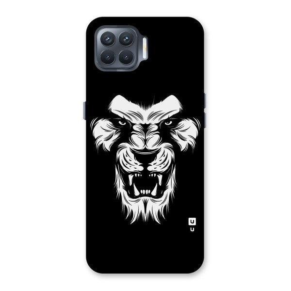 Fierce Lion Digital Art Back Case for Oppo F17 Pro