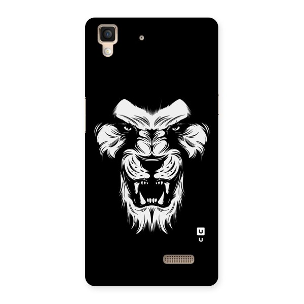 Fierce Lion Digital Art Back Case for Oppo R7