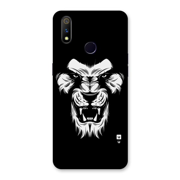 Fierce Lion Digital Art Back Case for Realme 3 Pro