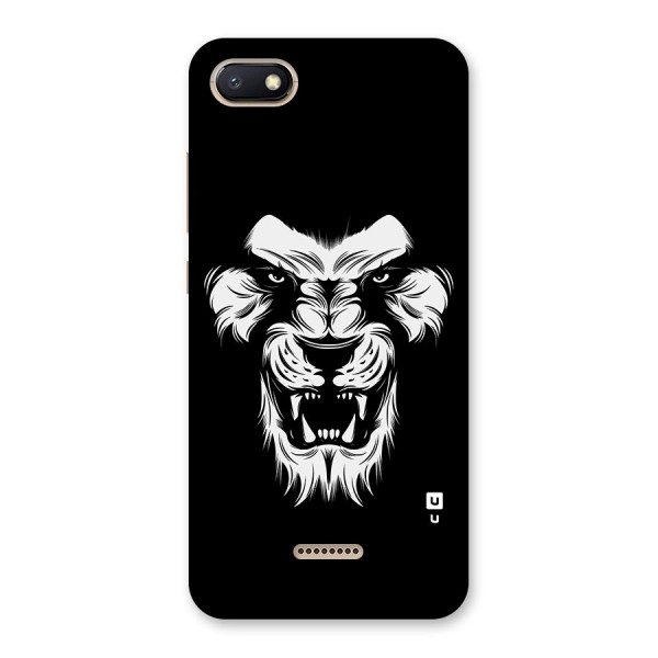 Fierce Lion Digital Art Back Case for Redmi 6A