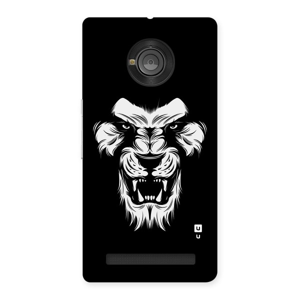 Fierce Lion Digital Art Back Case for Yu Yuphoria