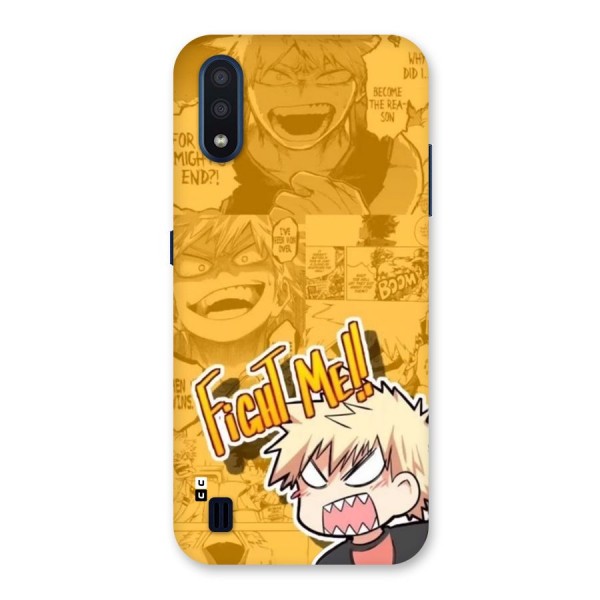 Fight Me Challenge Back Case for Galaxy M01