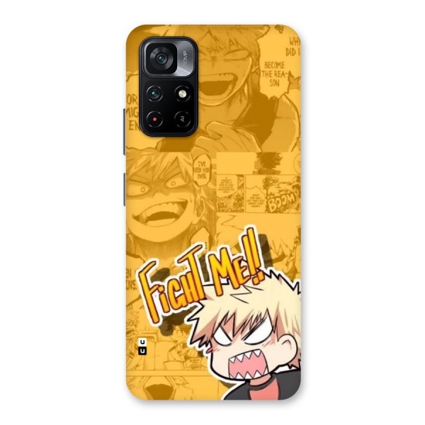 Fight Me Challenge Back Case for Poco M4 Pro 5G