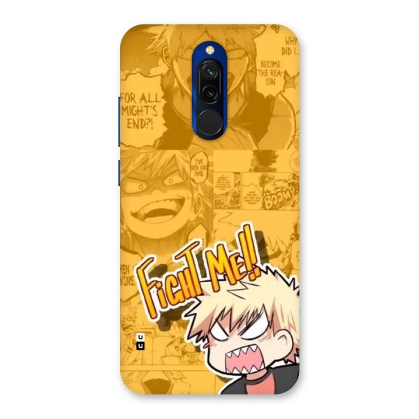 Fight Me Challenge Back Case for Redmi 8